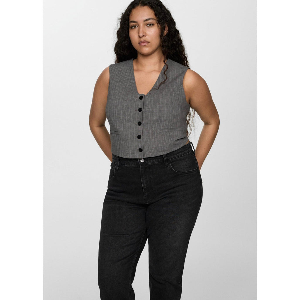 Newmom Comfort High-Waisted Jeans - Black Denim