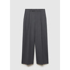 Fine Striped Suit Trousers - Gray