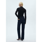 Camiseta con cuello alto - Negro