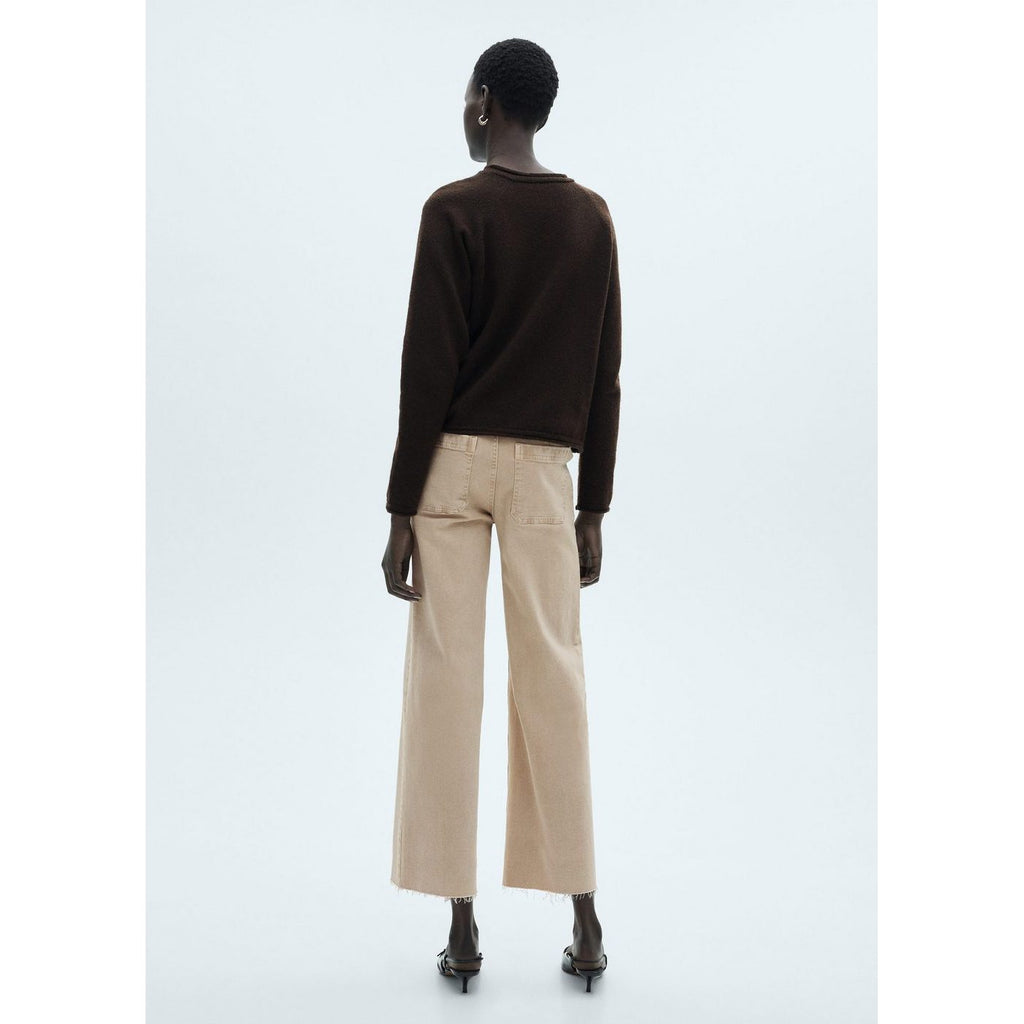 Vaquero Estilo Culotte Catherin Tiro Alto