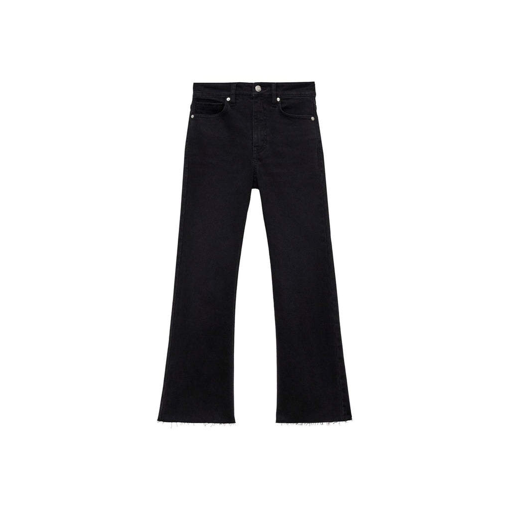 Jean Sienna Flare Crop - Black Denim