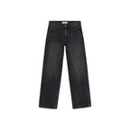 Jean Droit Taille Normale - Black Denim