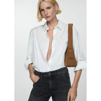 Jean Droit Taille Normale - Black Denim