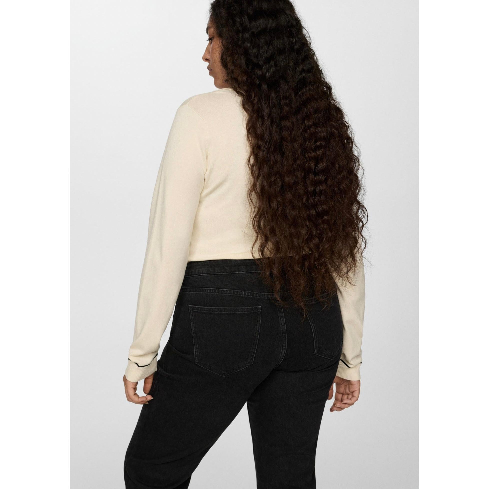 Flare Jeans Normal Waist - Black Denim