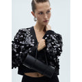 Cardigan Maille Sequins - Black