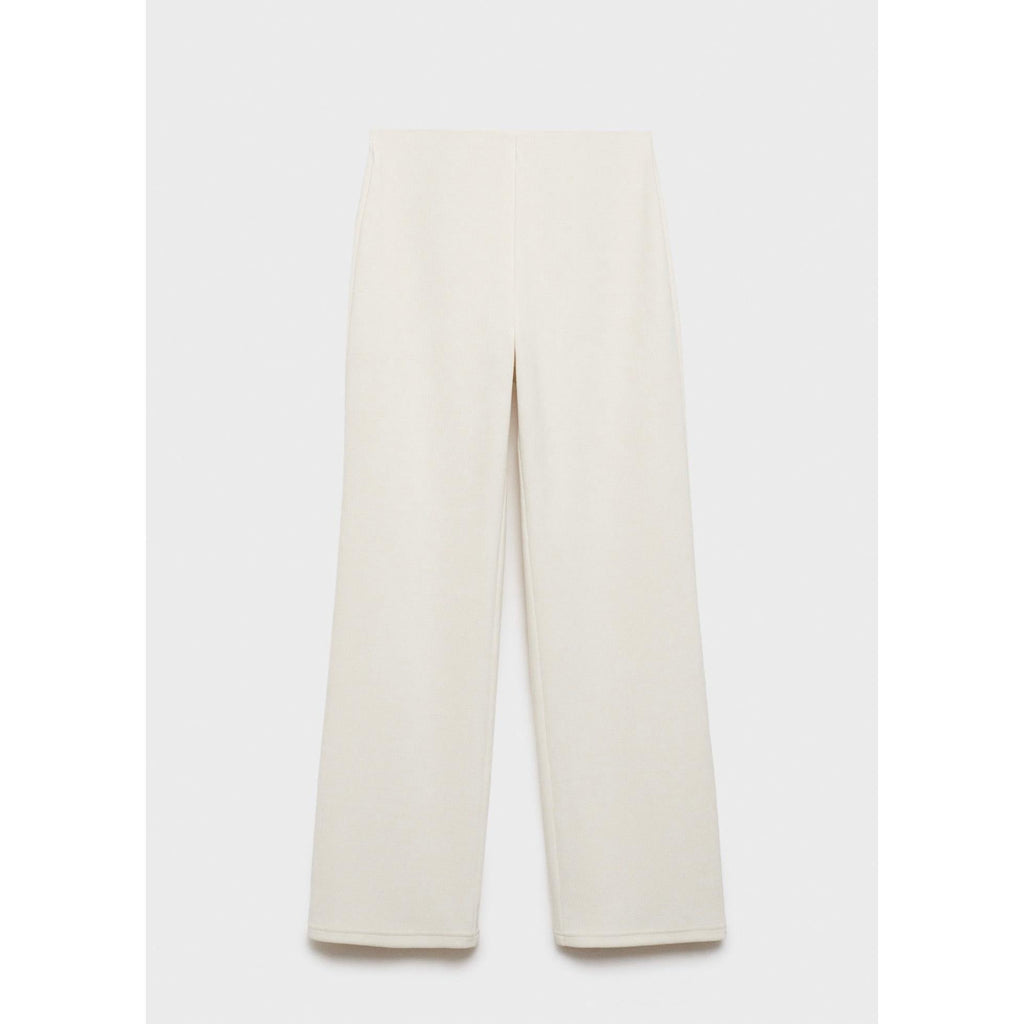 Pantalón de Pana Cintura Elástica - Crudo