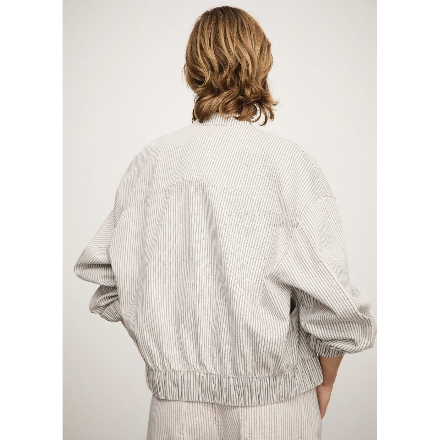 Chaqueta vaquera a rayas