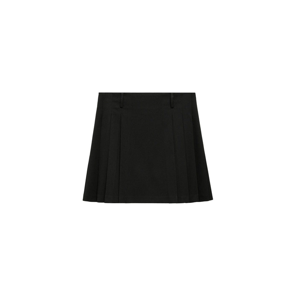 Pleated Tennis Striped Skirt