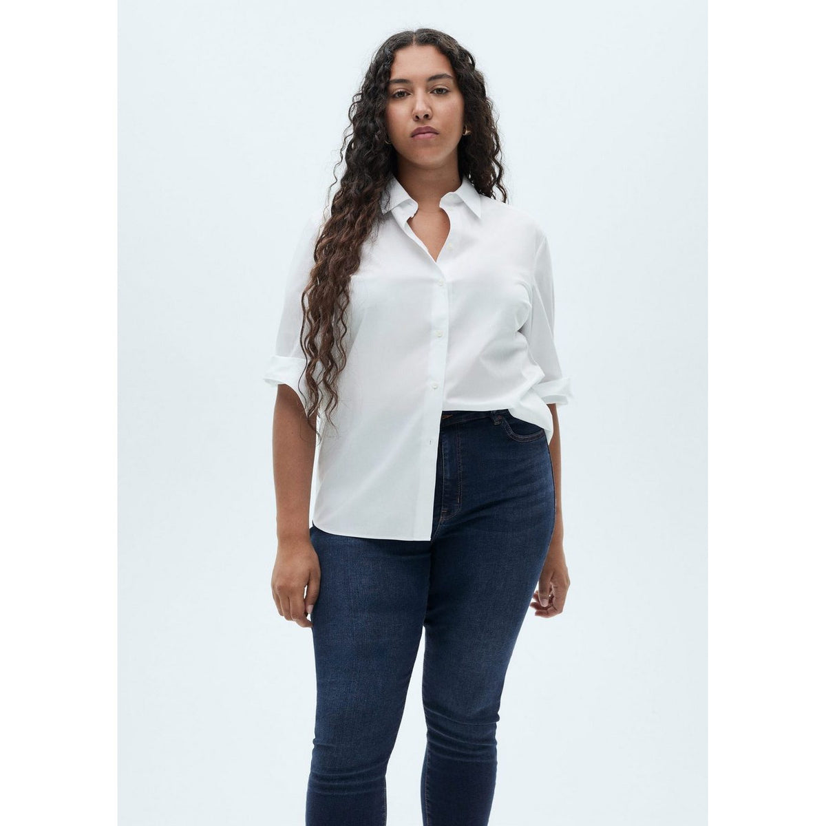 High-Waisted Skinny Jeans
