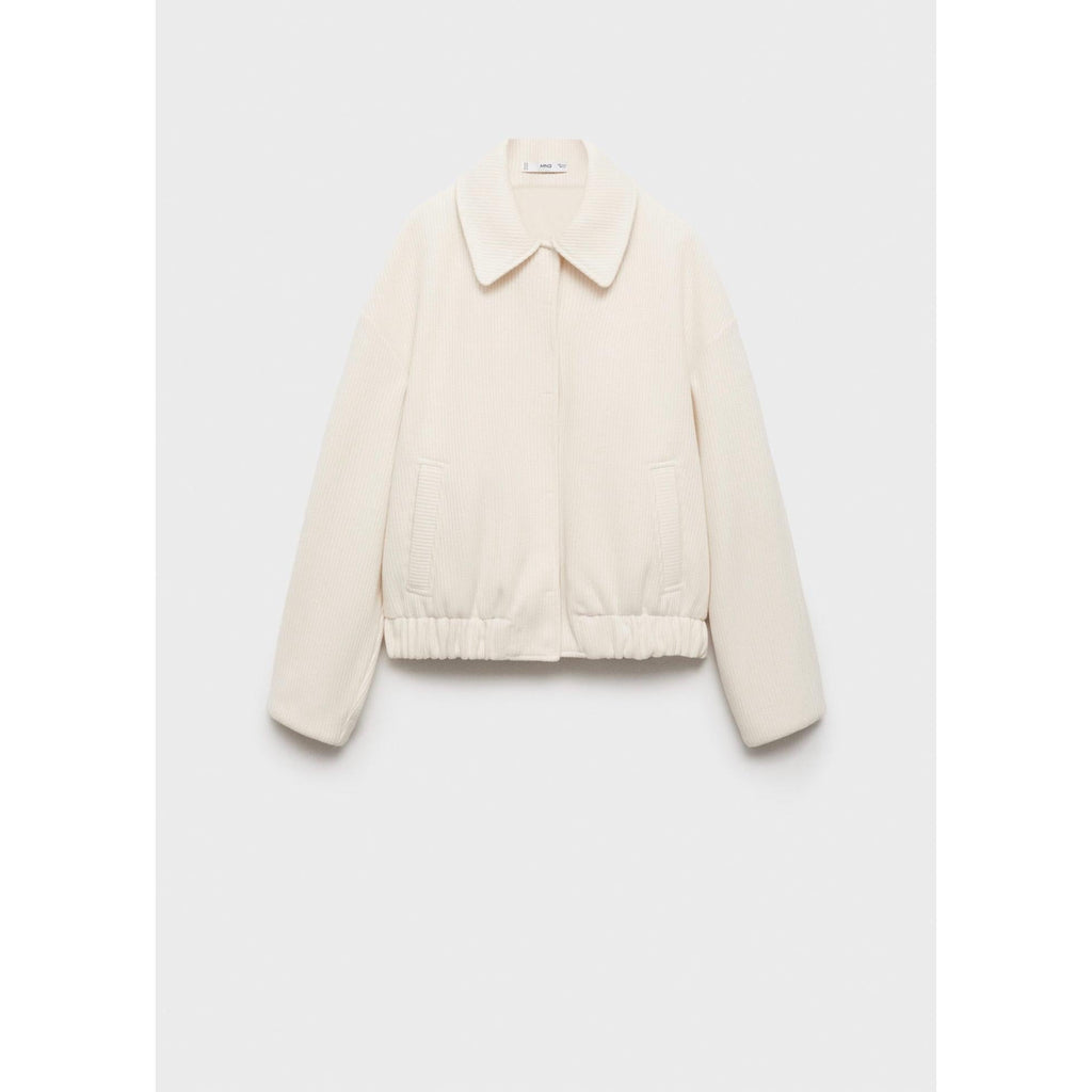 Knitted Jacket with Pockets - Off White