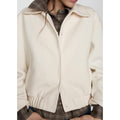 Knitted Jacket with Pockets - Off White