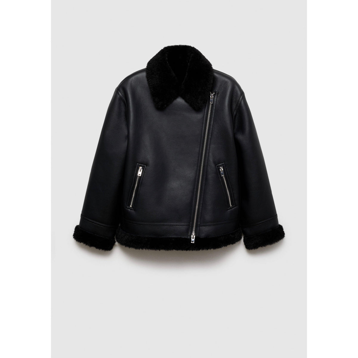 Veste Double Face Simili-Cuir