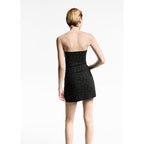 Robe Maille Détail Strass