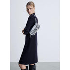 Robe Midi Maille - Dark Navy