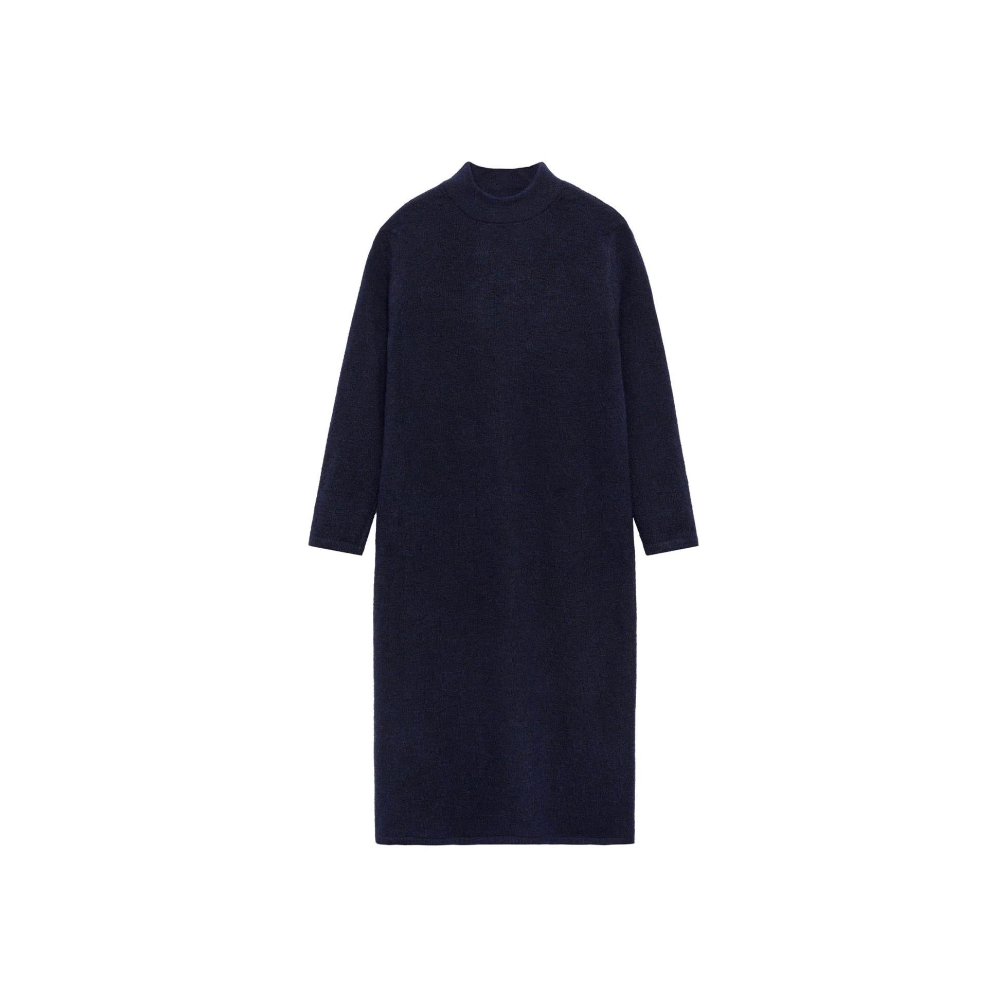 Robe Midi Maille - Dark Navy