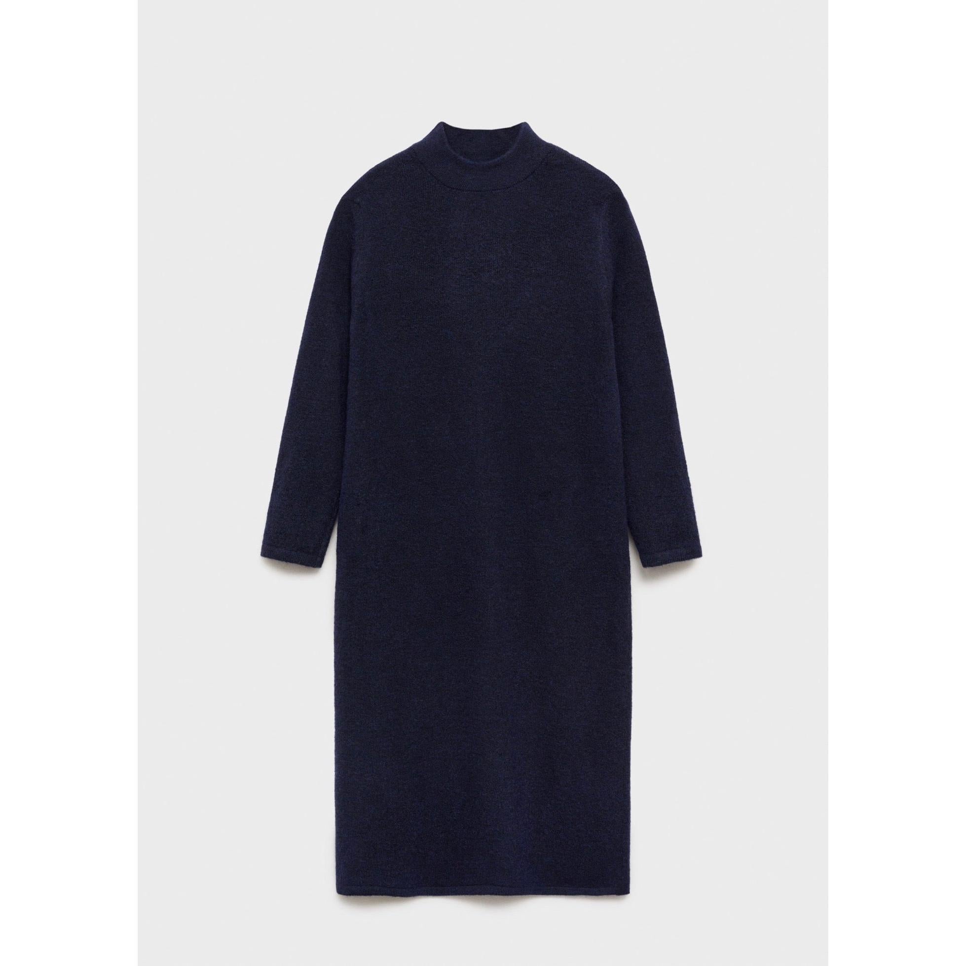 Robe Midi Maille - Dark Navy