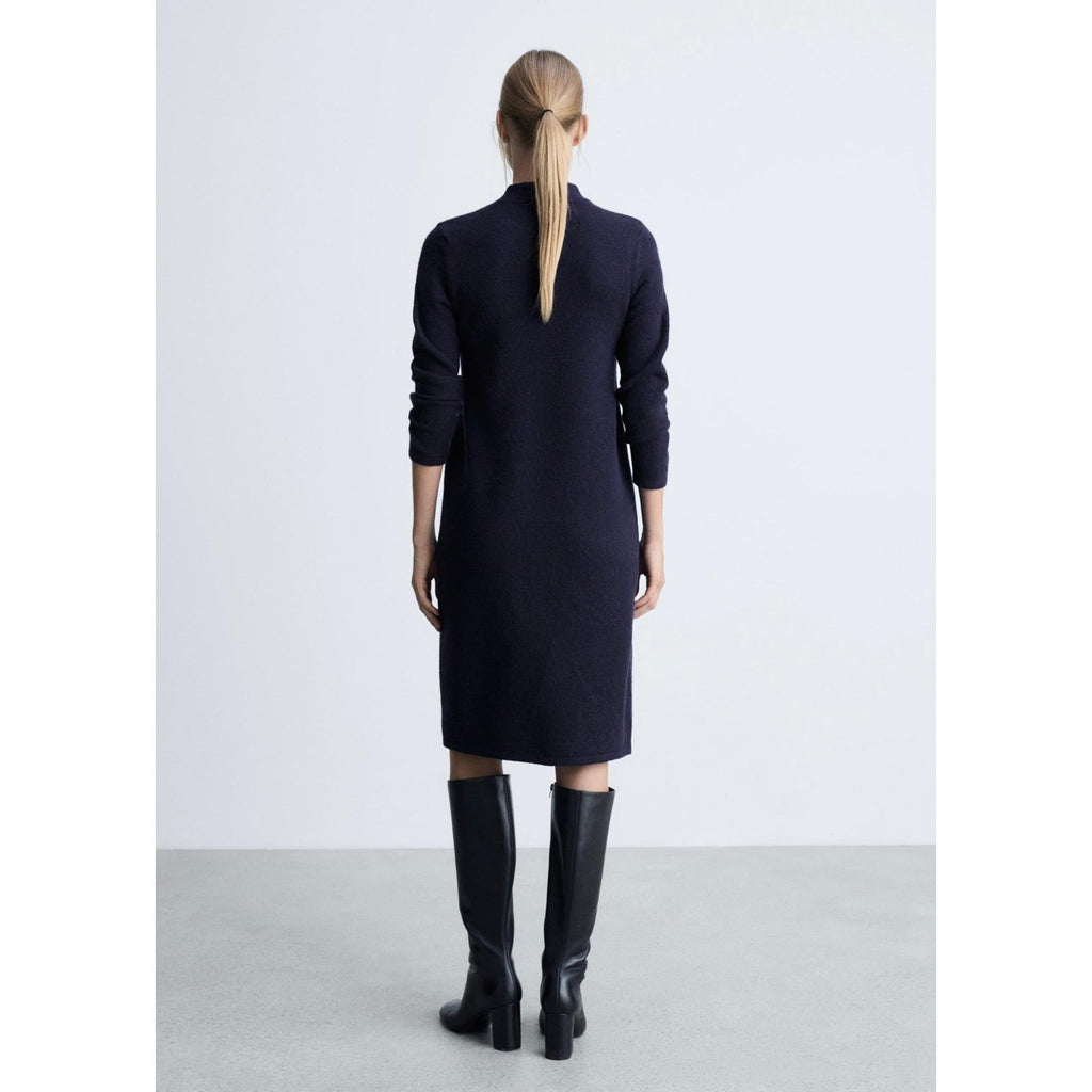 Robe Midi Maille - Dark Navy