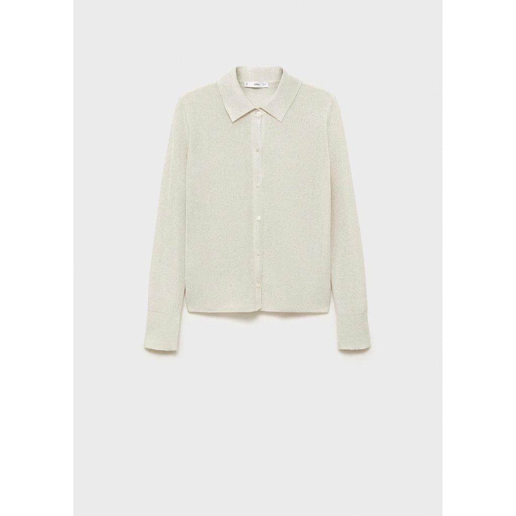 Lurex Knit Shirt - Silver