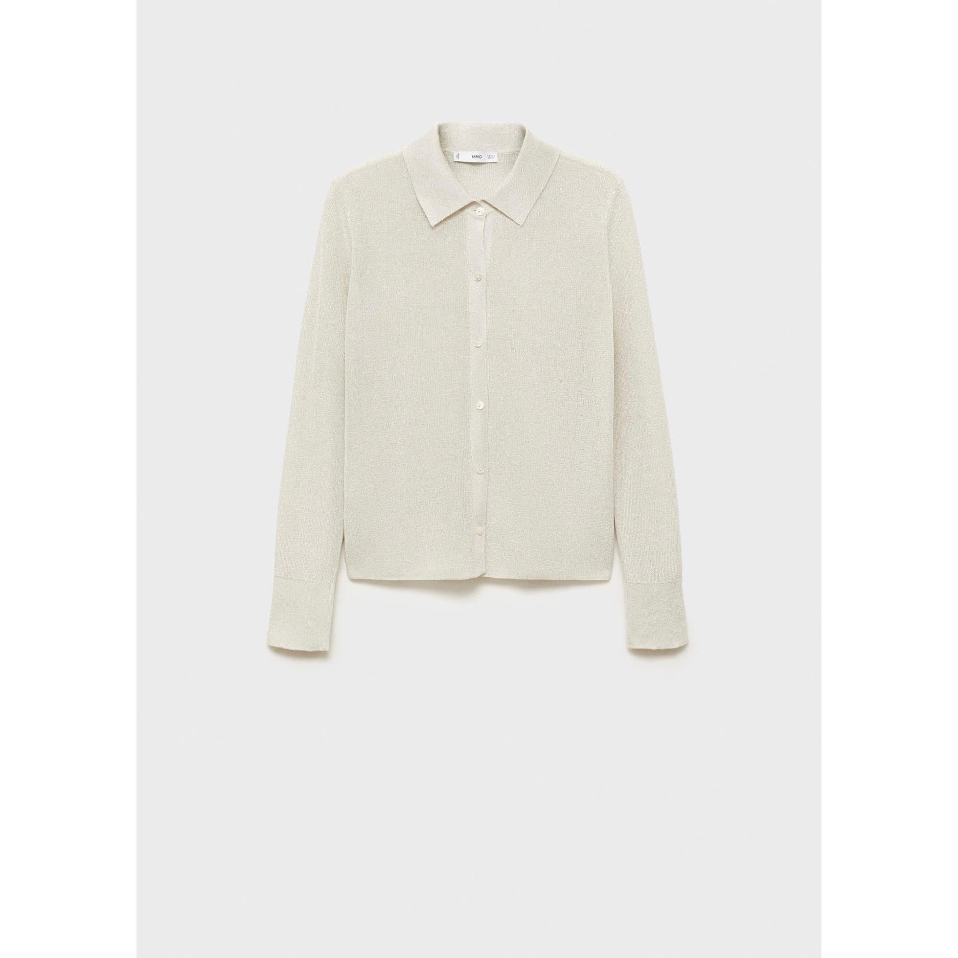 Lurex Knit Shirt - Silver