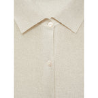 Lurex Knit Shirt - Silver
