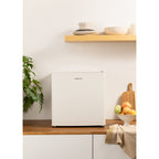 Fridge Minibar 43L - Mini Réfrigérateur Avec Porte Réversible - Blanc Cassé