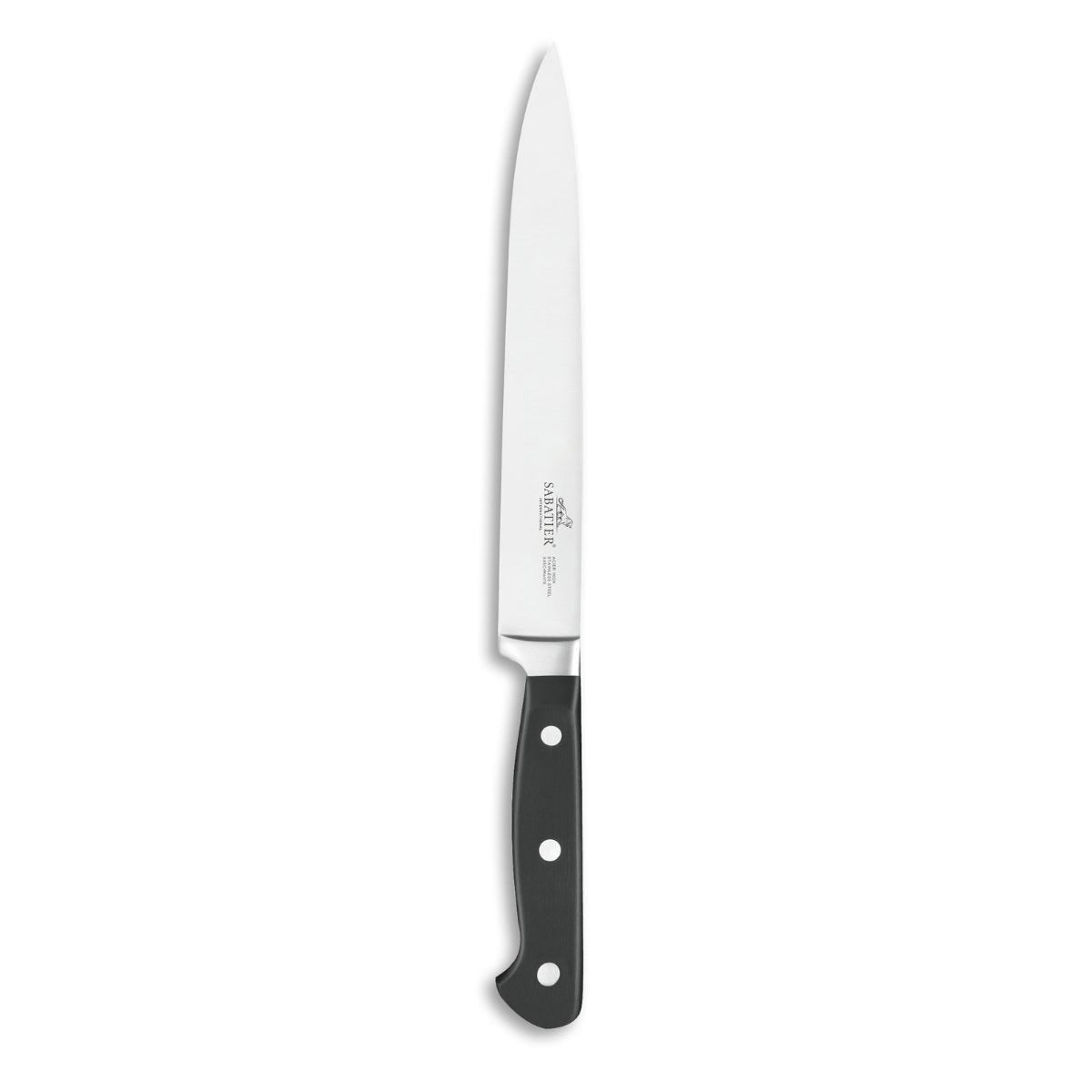 Couteau Tranchelard Avec Rivets En Inox - 20Cm - Pluton