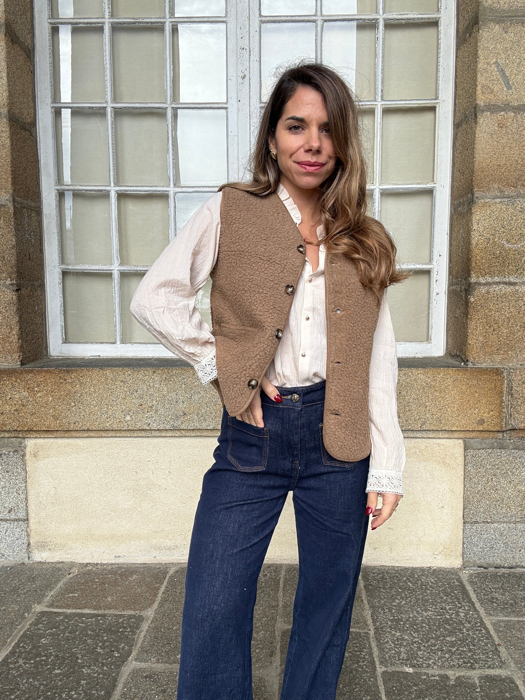 Berger Arianne Camel Vest