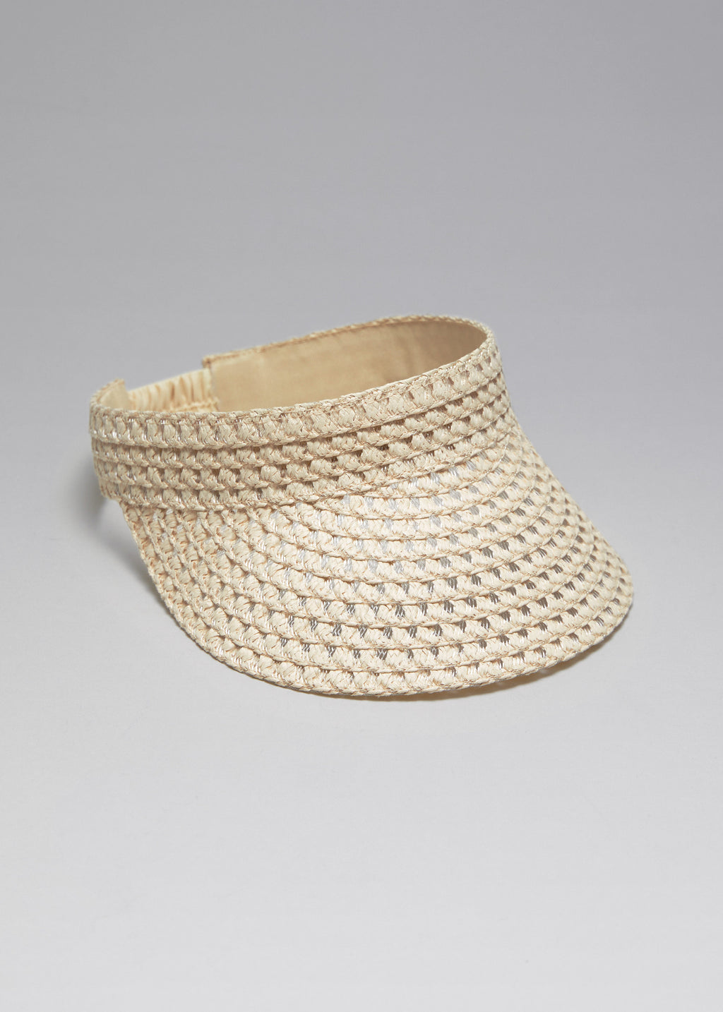 Casquette La Viva Paille Visière - Beige