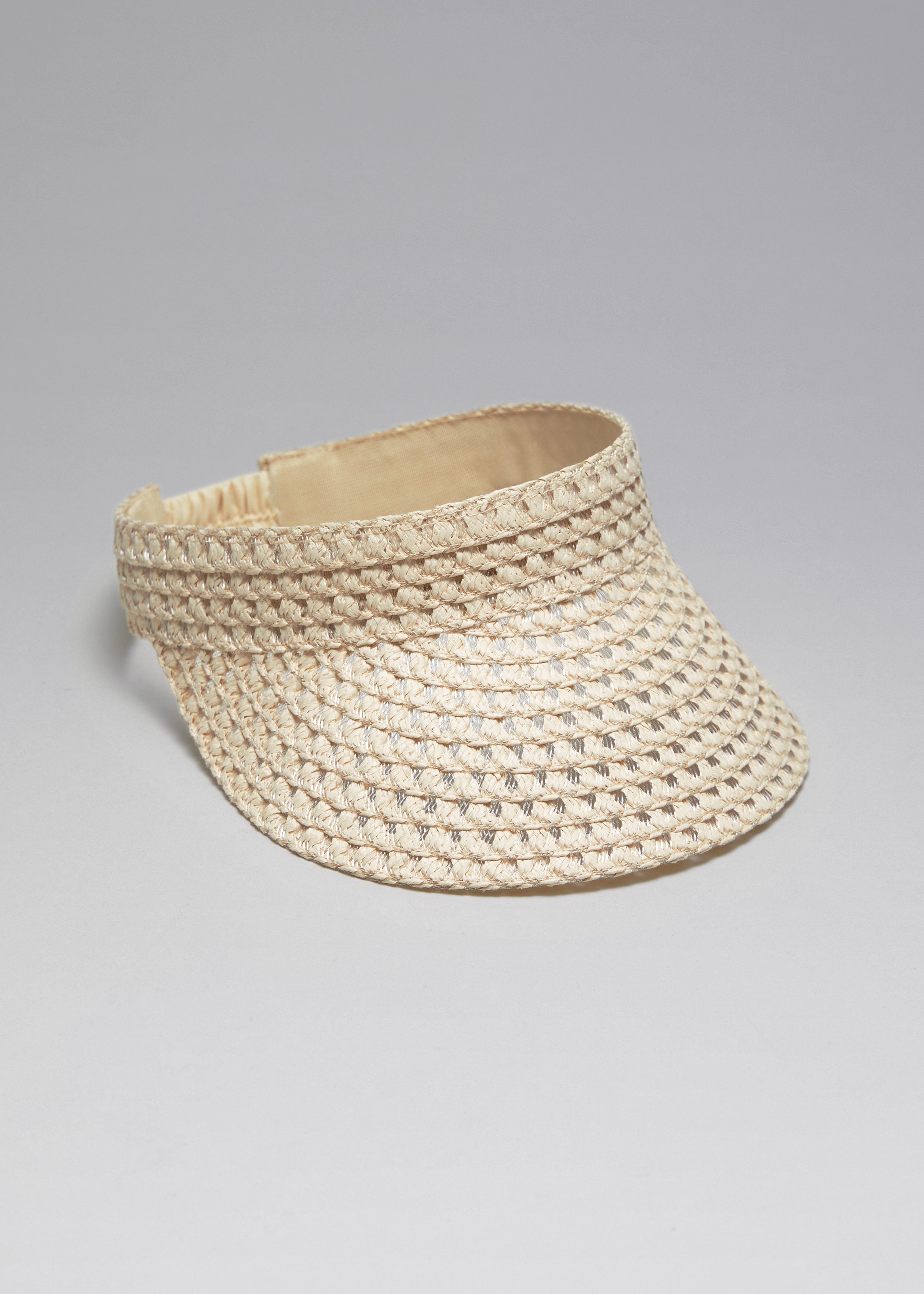 Casquette La Viva Paille Visière - Beige
