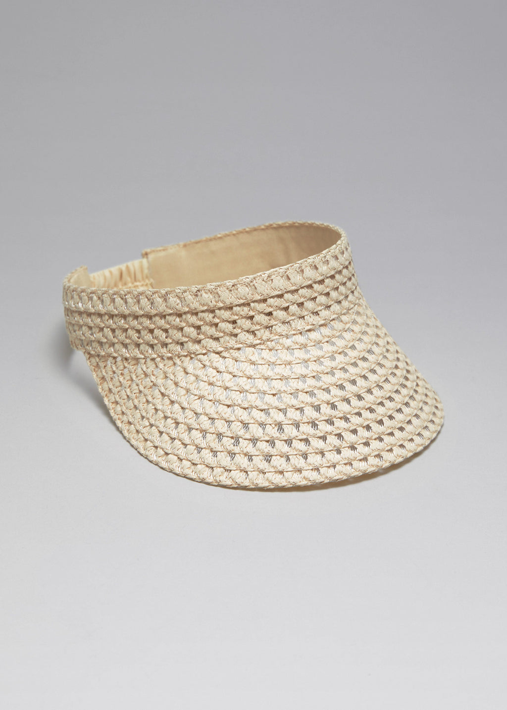 Casquette La Viva Paille Visière - Beige