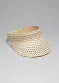 Casquette La Viva Paille Visière - Beige