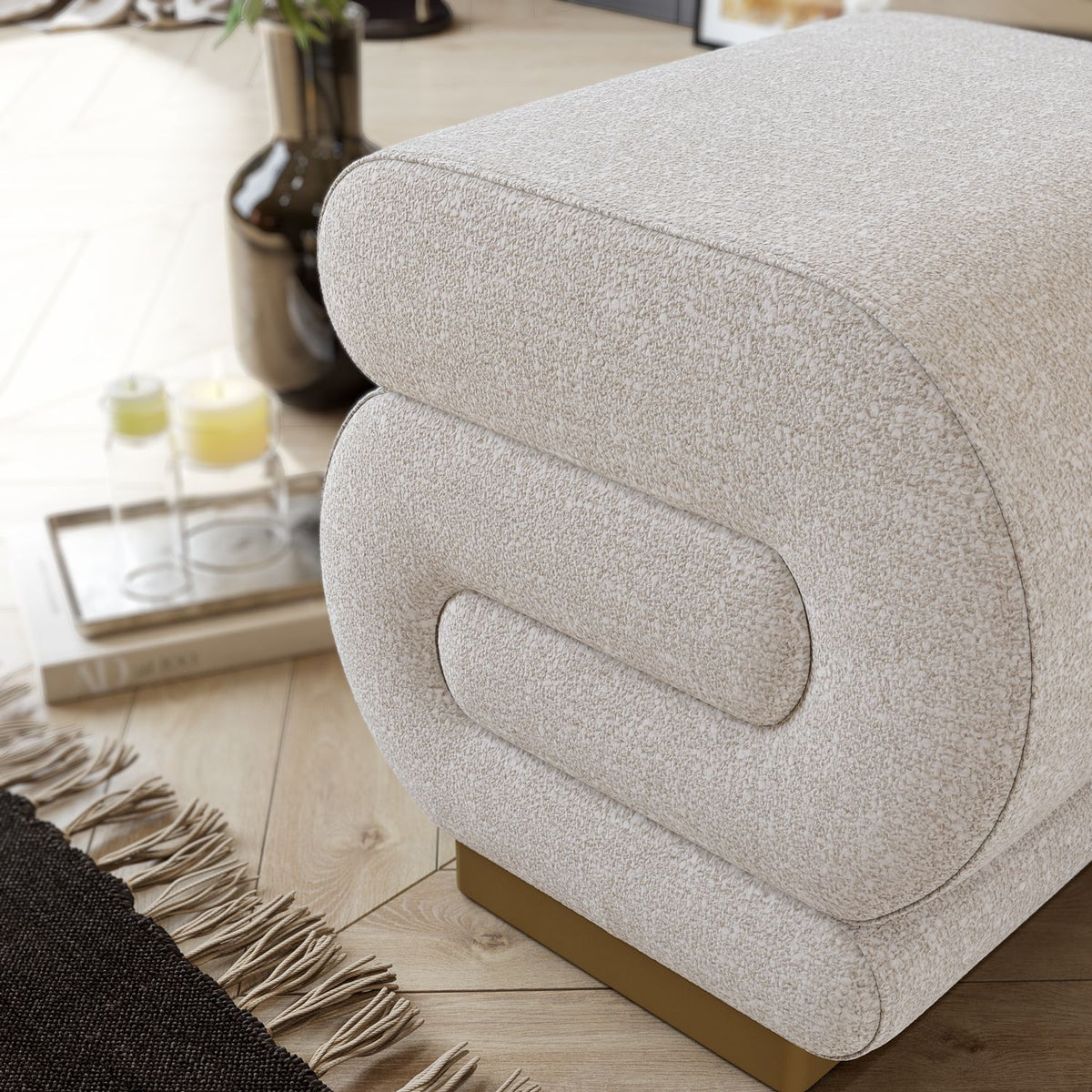 Sally - Pouffe - Cream