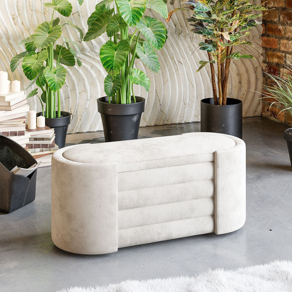 Rosa Boxed - Bench - Cream