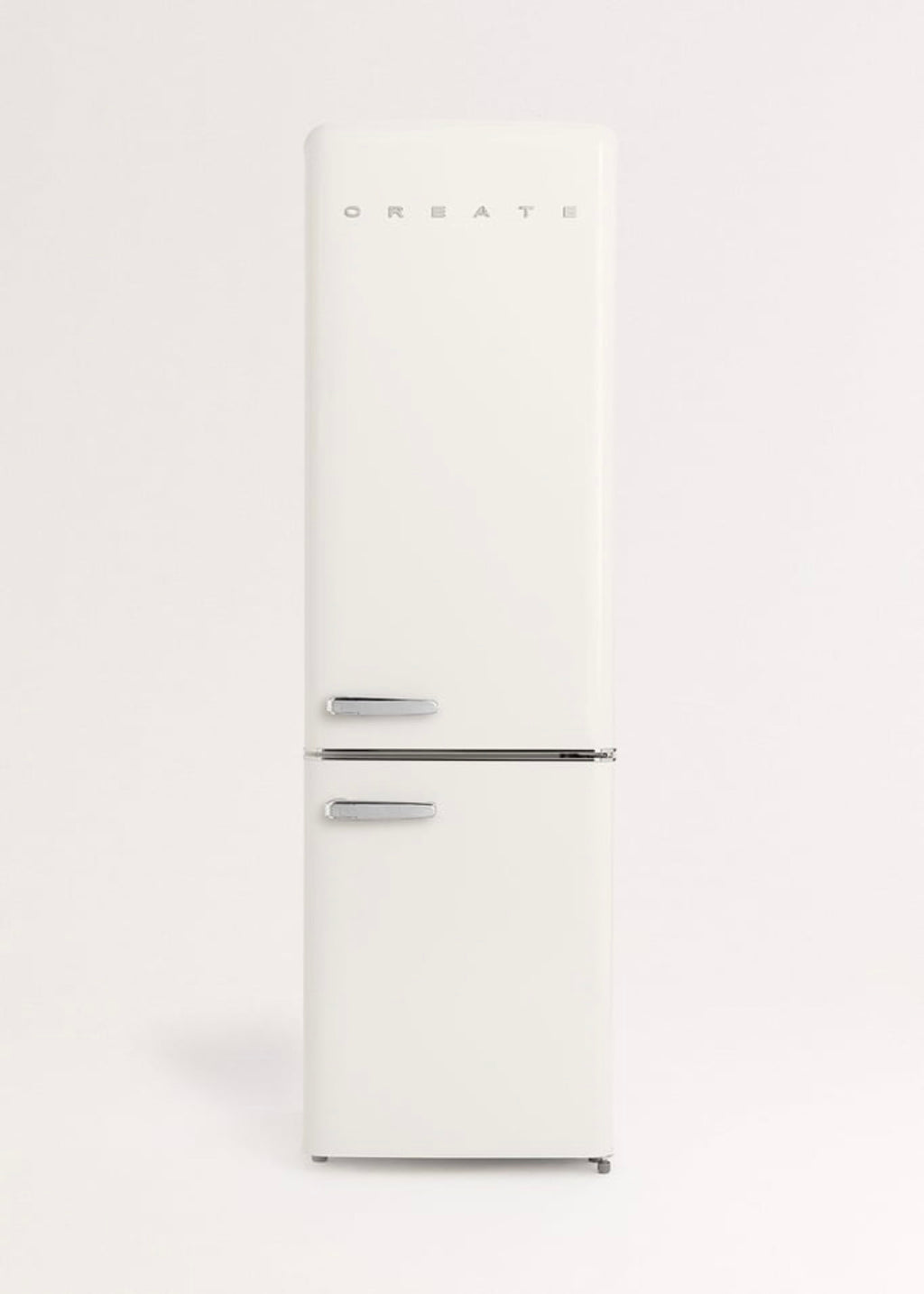 Fridge Stylance 244L - Réfrigérateur Combiné Style Rétro - Blanc Cassé