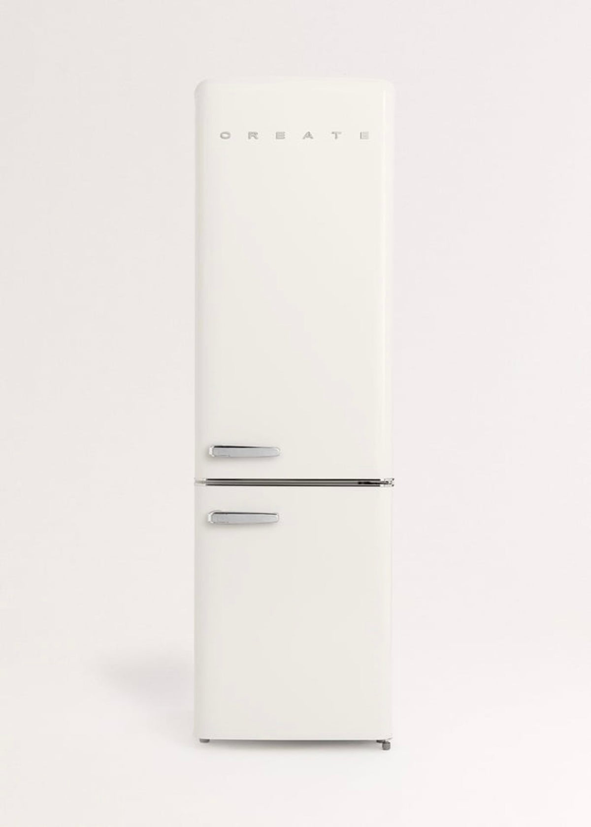 Fridge Stylance 244L - Réfrigérateur Combiné Style Rétro - Blanc Cassé
