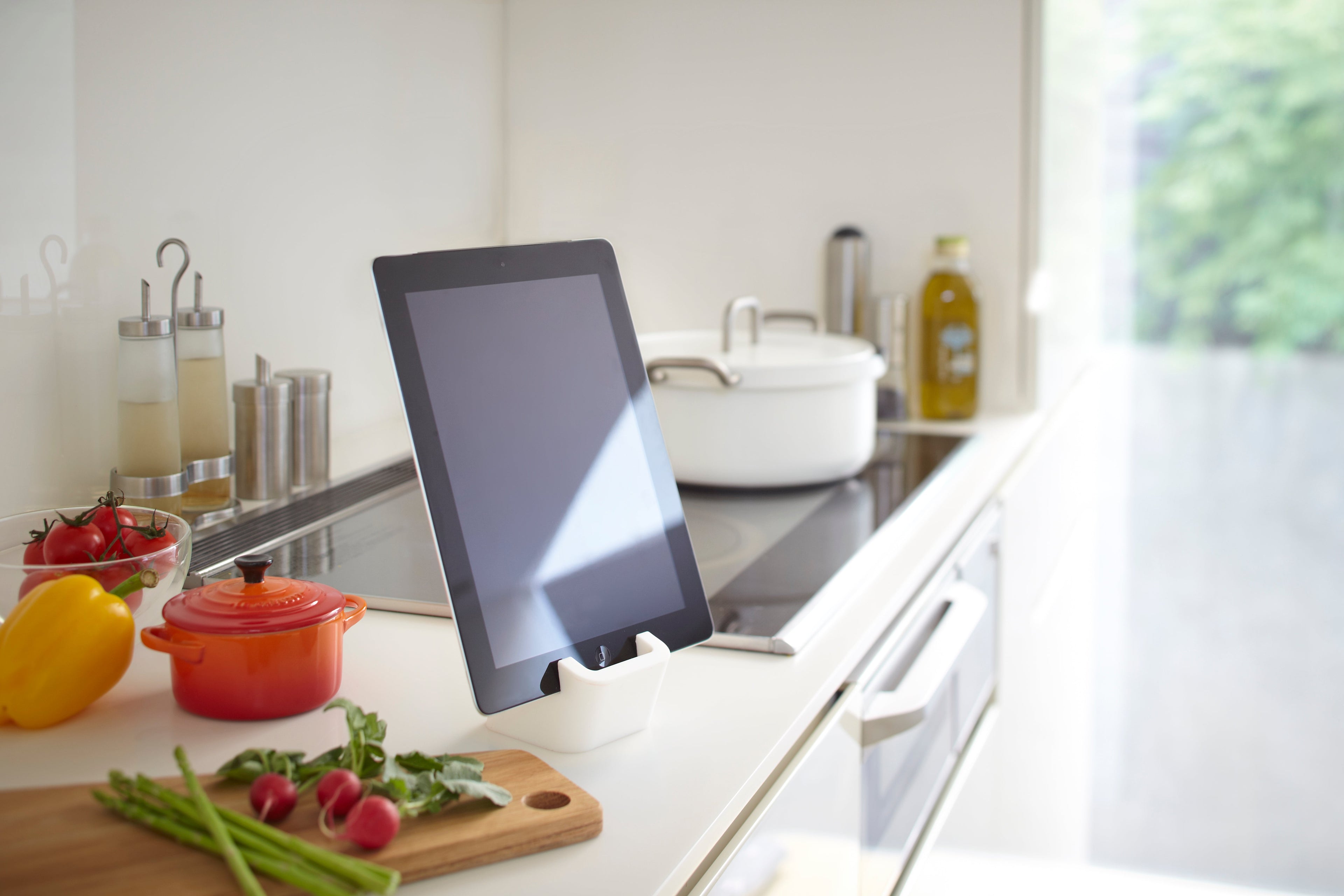 Tablet Stand - Square - White