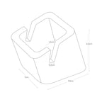 Tablet Stand - Square - White