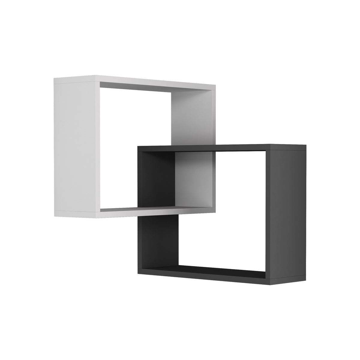 Ring - Wall Shelf - White/Anthracite