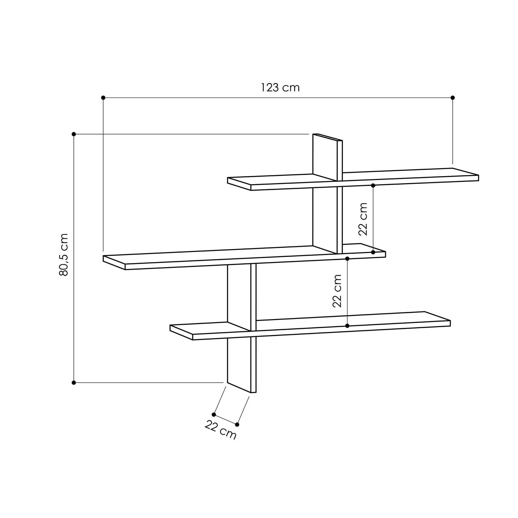 Leo - Wall Shelf - White