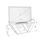 Pipralla - TV Unit - Carrara Marble