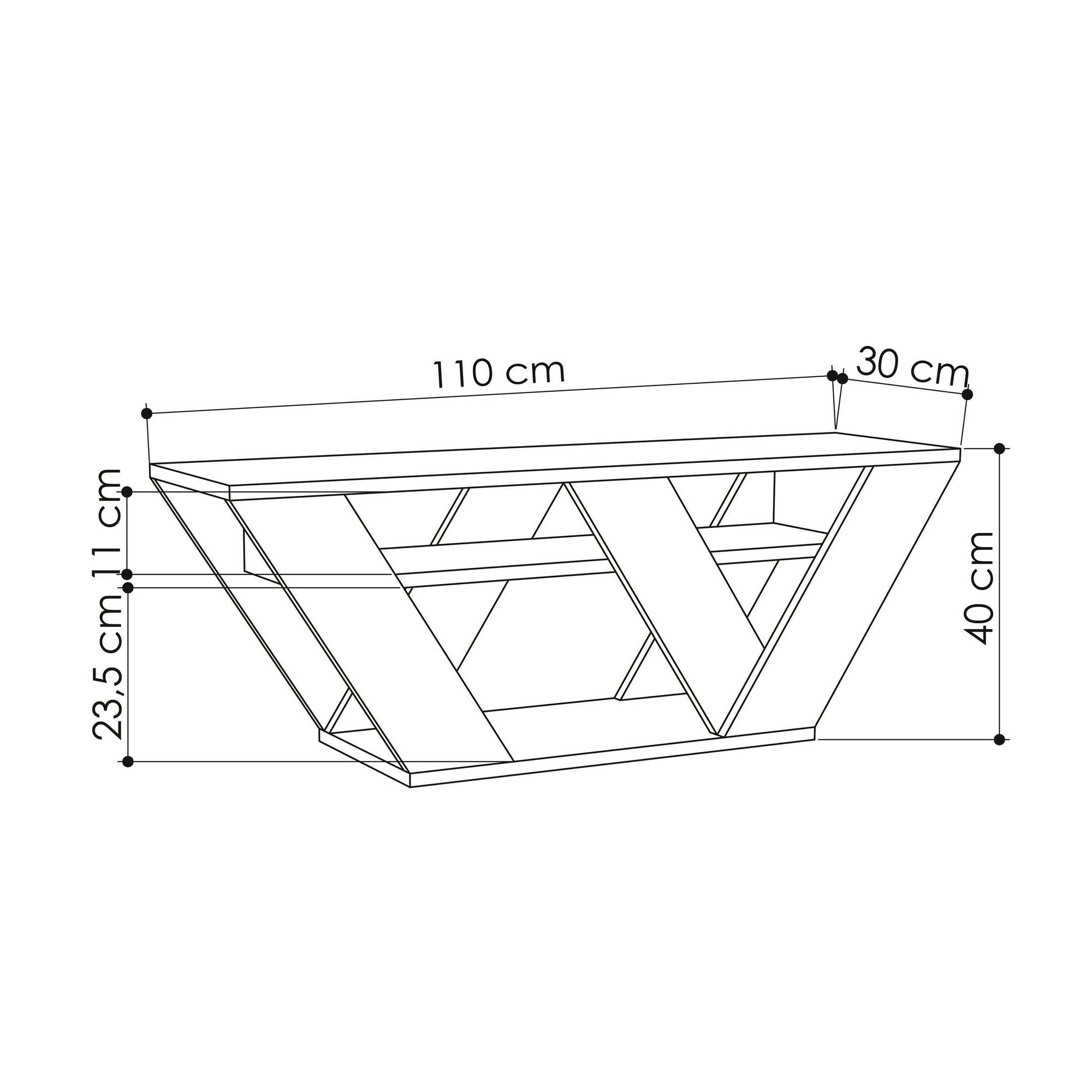 Pipralla - TV Unit - Carrara Marble