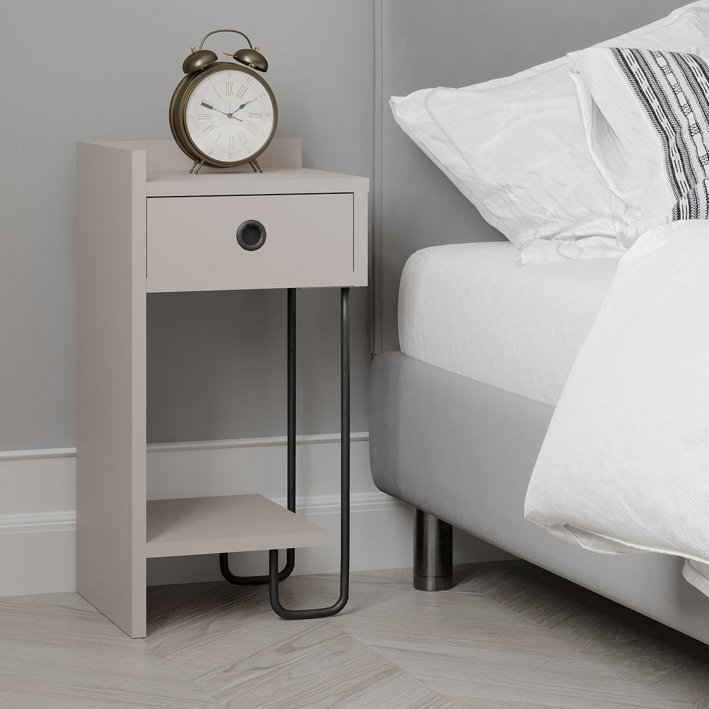 Sirius Left - Bedside Table - Mocha