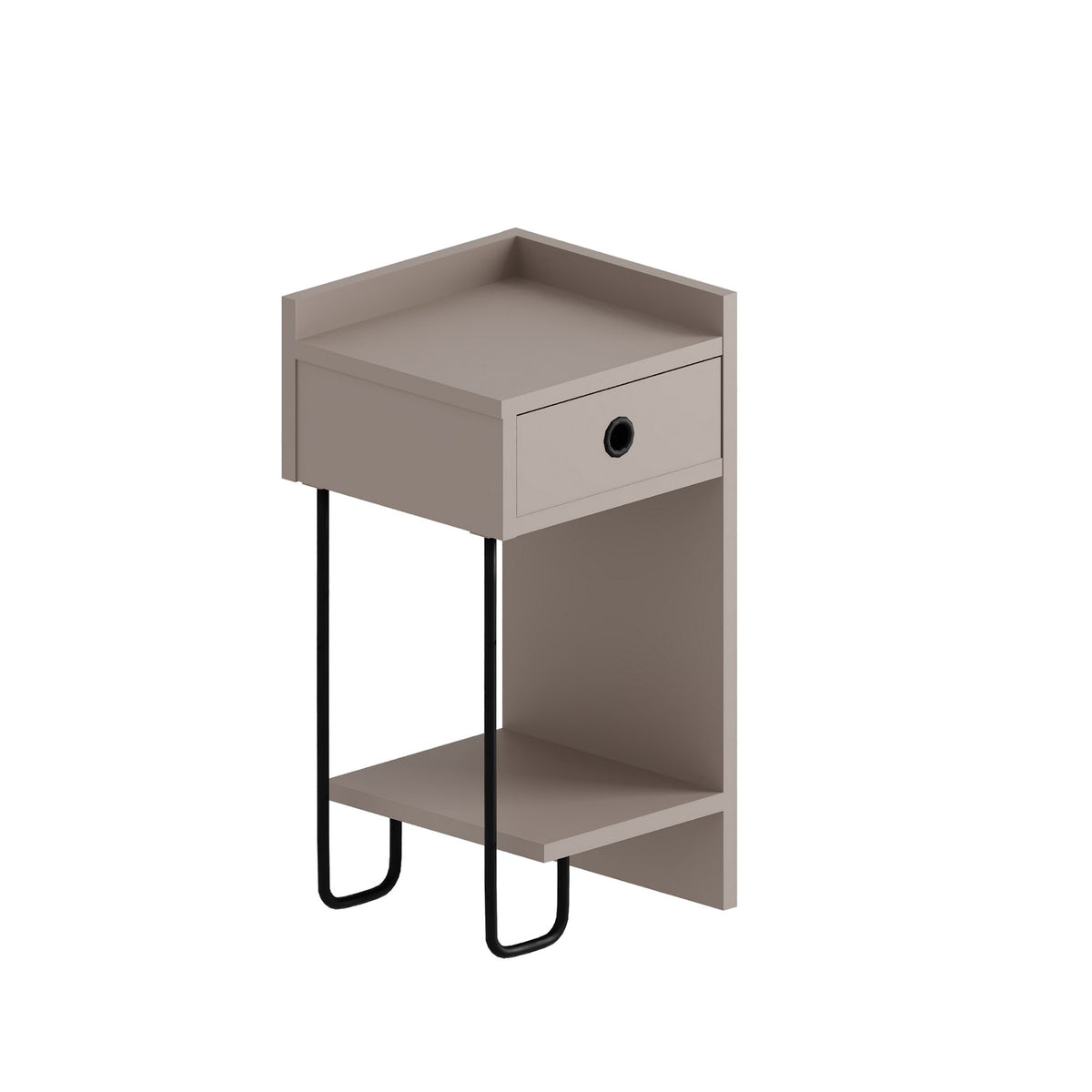 Sirius Right - Nightstand - Light Mocha