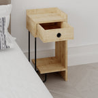 Sirius Right - Bedside Table - Oak