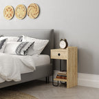 Sirius Right - Bedside Table - Oak