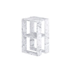 Lonie - Bedside Table - Carrara Marble
