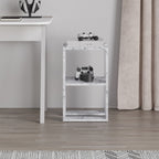 Lonie - Bedside Table - Carrara Marble