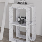 Lonie - Bedside Table - Carrara Marble