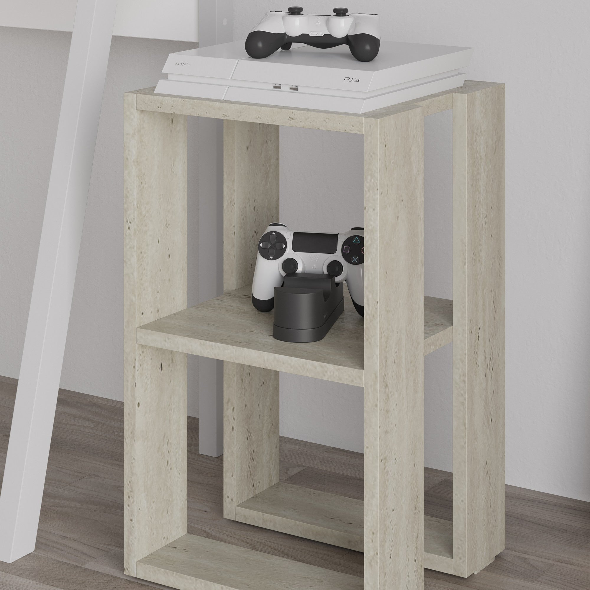 Lonie - Bedside Table - Travertine