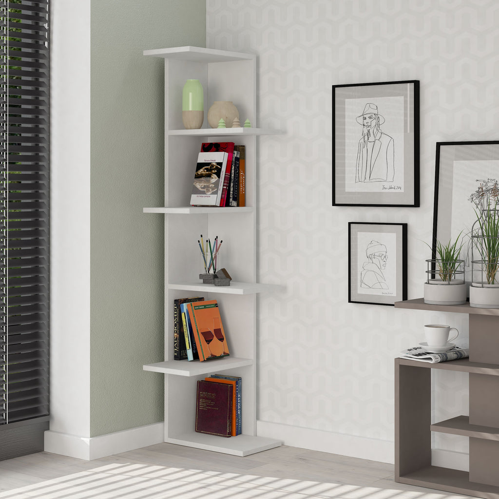 Saso - Bookcase - White